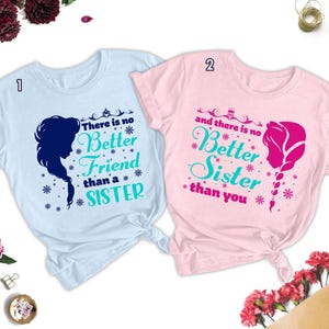 Ice Princess Shirt, Bestie BFF Quote, Happiest Besties On Earth, Winter Sisters Matching Shirt, Siblings Matching For Adult Youth Toddler