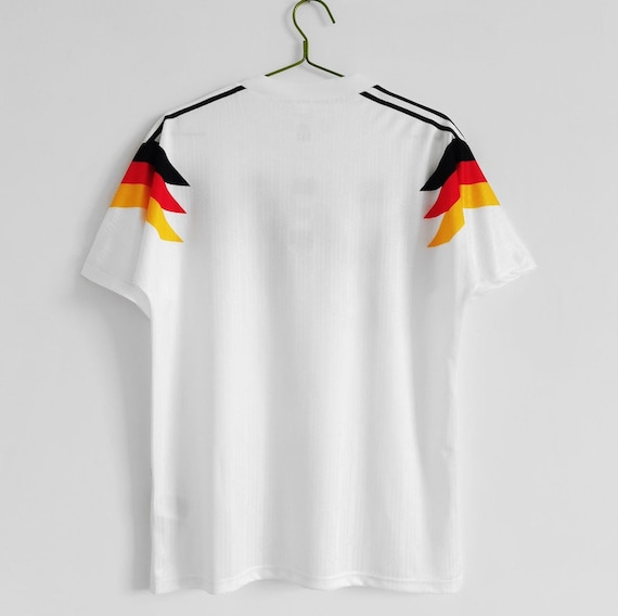 Retro 1974 Germany Football Soccer Ringer Tee - Dirt Pitch