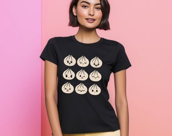 Cute Dumpling graphic tee | Dim sum shirt | Asian foodie | Kawaii top | Chinese cuisine tshirt | Bao Bun sweatshirt | food lovers
