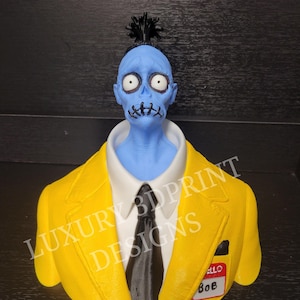 Bob Shrinker bust figure Beetlejuice