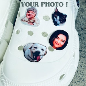 Dije de zapato con foto personalizado – Dije de zapato con cara personalizada – Dije de retrato personalizado – Regalo con foto – Dije de foto personalizado