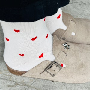 Mes p'tites chaussettes coeurs d'Amour spéciales Saint-Valentin/la paire/2 coloris image 6