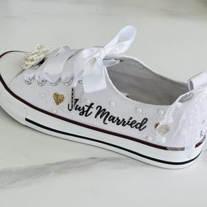 Ballerines Plates Femme En Dentelle & Perles – Blanches, Pour Mariage Ou Quotidien - 8