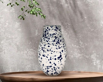 Ceramic Vase - Decorative - Home Decor - Abstract - Modern Luxury - Chic Home Accent - Boho Style