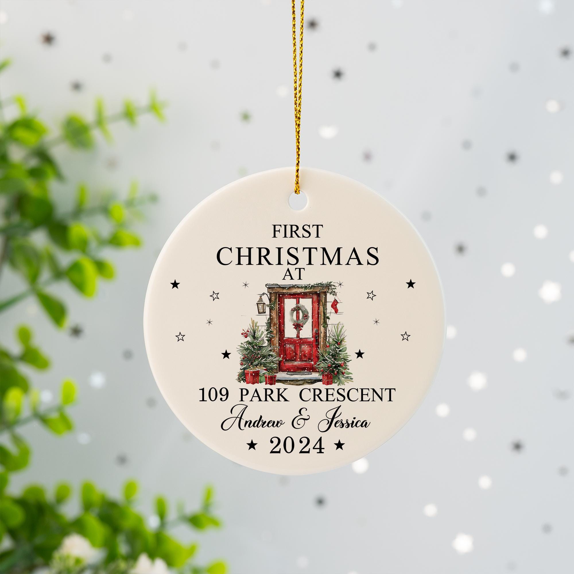 First Christmas In Our New Home, Happy New Home Gift, New Home Tree Decor, Couples Gift, New Home Keepsake Gift, Housewarming Bauble Gift