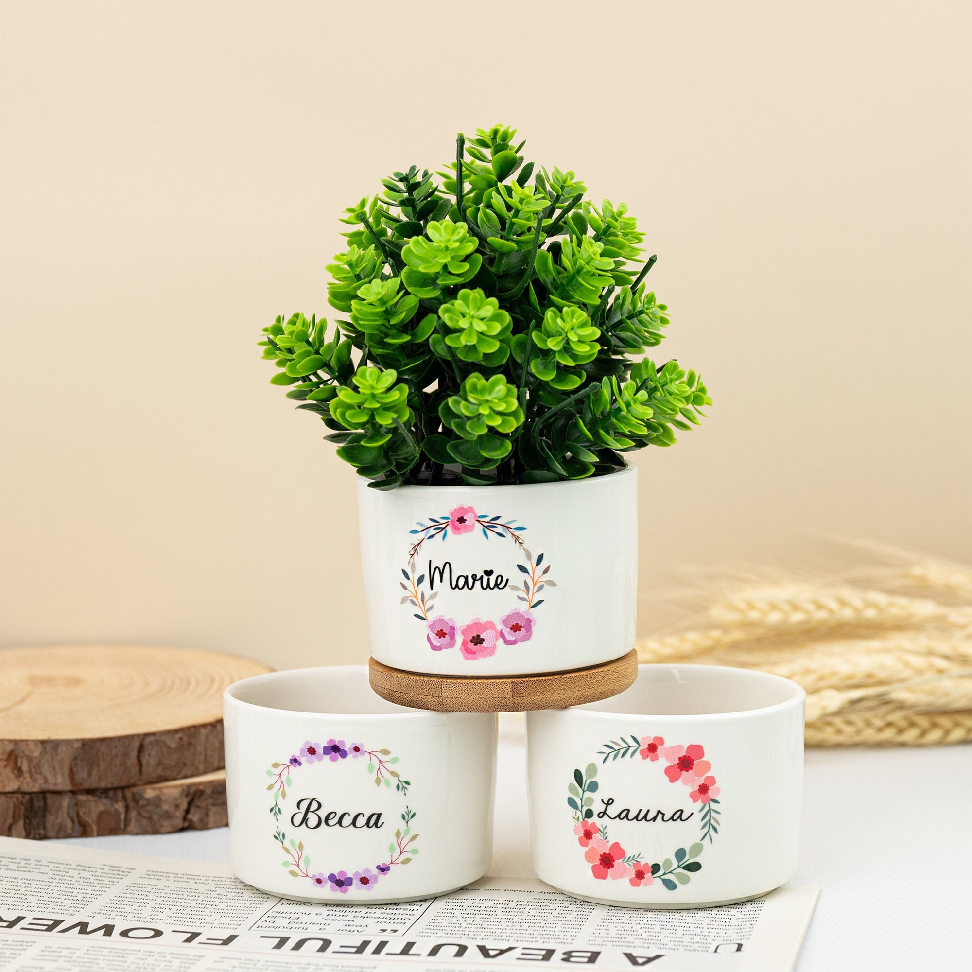 Christlicher Blumentopf Mit Bibelspruch – Keramik Topf Für Sukkulenten, Deko Für Zuhause & Garten