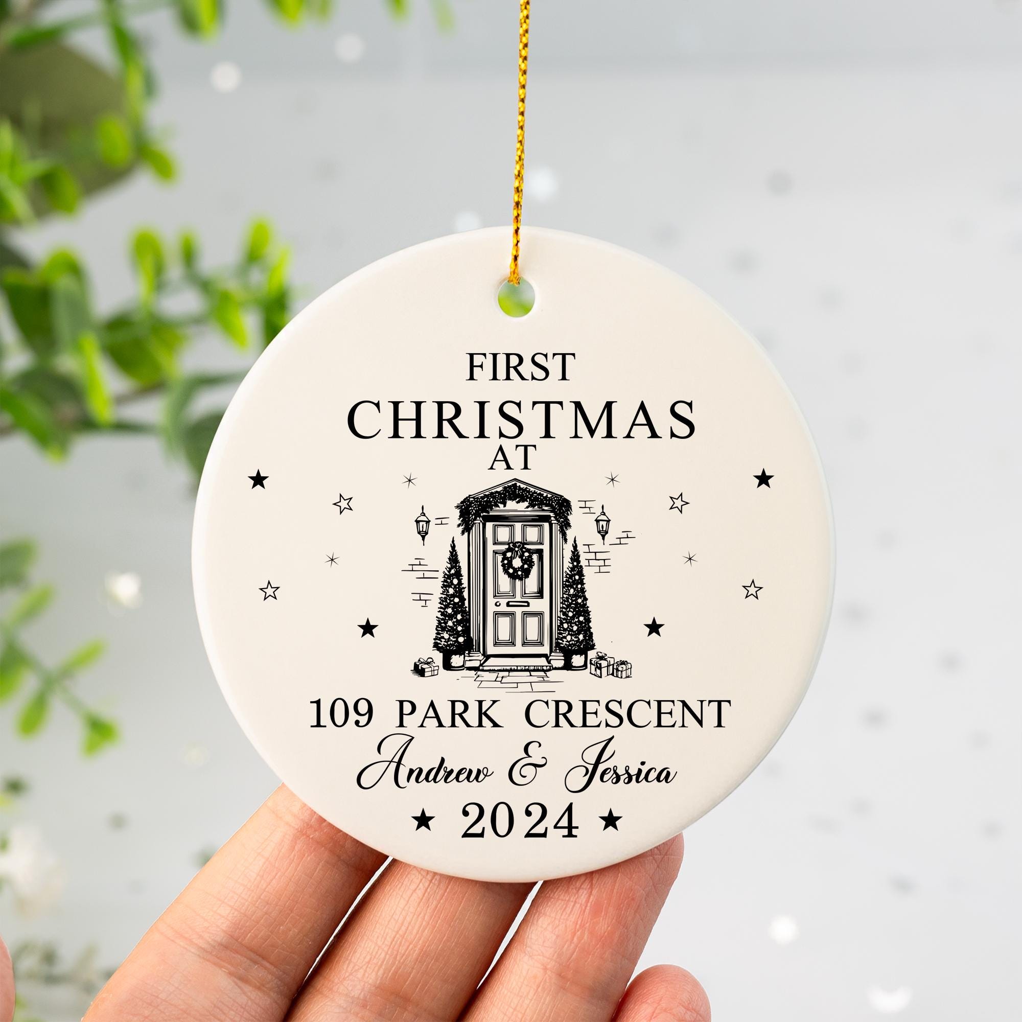 First Christmas In Our New Home, Happy New Home Gift, New Home Tree Decor, Couples Gift, New Home Keepsake Gift, Housewarming Bauble Gift