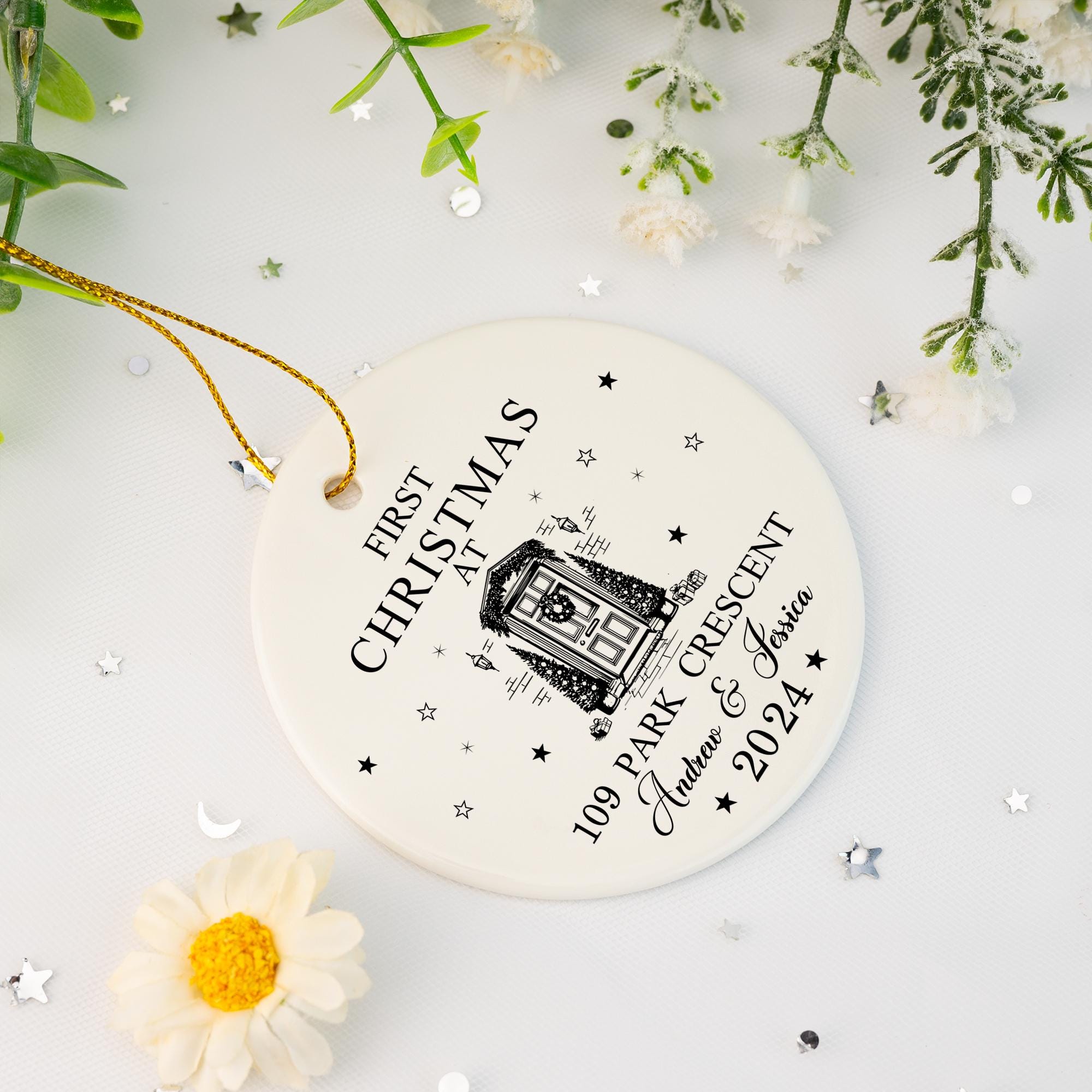 First Christmas In Our New Home, Happy New Home Gift, New Home Tree Decor, Couples Gift, New Home Keepsake Gift, Housewarming Bauble Gift