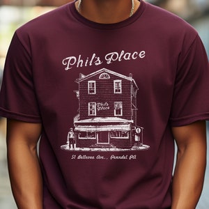Phil&#39;s Place T-Shirt, Dive Bar Shirt, Penndel, PA Shirt