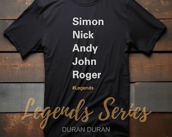 Duran Duran Legends T-Shirt: 80s Music Fan Tee