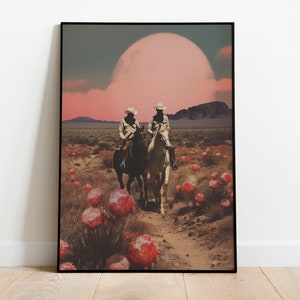 Mixed Colors (UFO-Kunst, Trippy-Kunst, Retro, Kosmische Kunst, Vintage Kunst, Weltraum-Kunst, Kunstdruck)