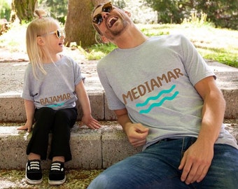 MEDIAMAR Camiseta unisex de algodón pesado