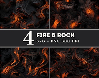 Fire and Rock 4 SVG PNG JPG Background Textures for diy Crafts, Logo Design, Elements, Logo Design, Sublimation, Overlay, Backdrop