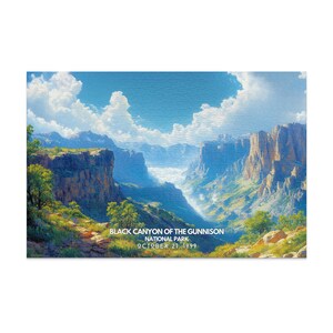 Scenic Black Canyon of the Gunnison National Park Puzzle, Perfect for Nature Lovers, High-Quality Jigsaw Puzzle, 1000 Pieces Puzzle