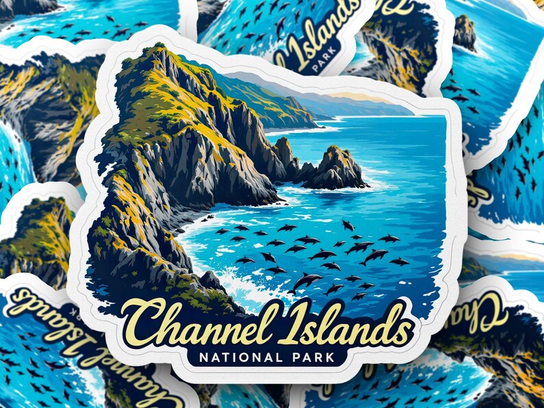 Channel Islands National Park Magnet, Scenic Coastal Magnet, Collectible Travel Magnet, Souvenir from California, Nature Lover Gift image 3