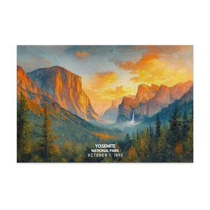 Yosemite National Park Puzzle 1000 Pieces Scenic Landscape Jigsaw Puzzle Adults and Kids Fun Family Activity Game