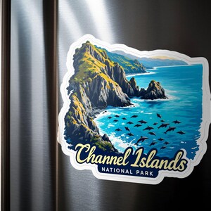 Channel Islands National Park Magnet, Scenic Coastal Magnet, Collectible Travel Magnet, Souvenir from California, Nature Lover Gift image 2