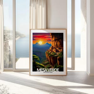 Mesa Verde National Park Wall Art Digital Download Cliff Dwellings Print Southwestern Landscape Printable Poster Home Decor Instant Download