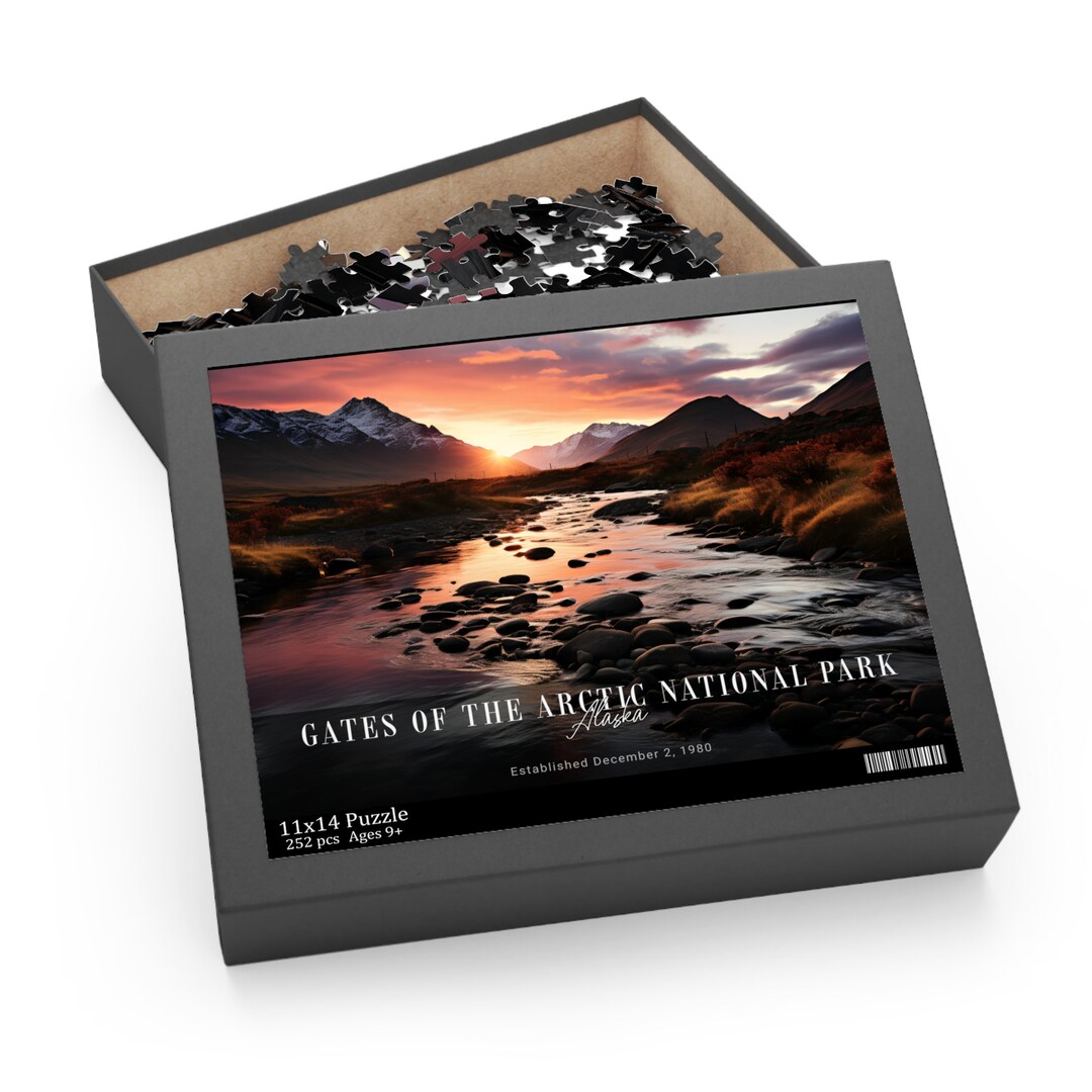 Gates of the Arctic National Park Jigsaw Puzzle: Nature Gift - Etsy
