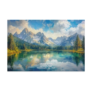 Grand Teton National Park Puzzle, Wunderschöne Berglandschaft Puzzle, Naturlandschaft Puzzle, Perfektes Geschenk für Puzzleliebhaber