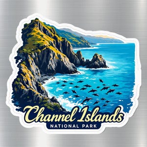 Channel Islands National Park Magnet, Scenic Coastal Magnet, Collectible Travel Magnet, Souvenir from California, Nature Lover Gift image 6