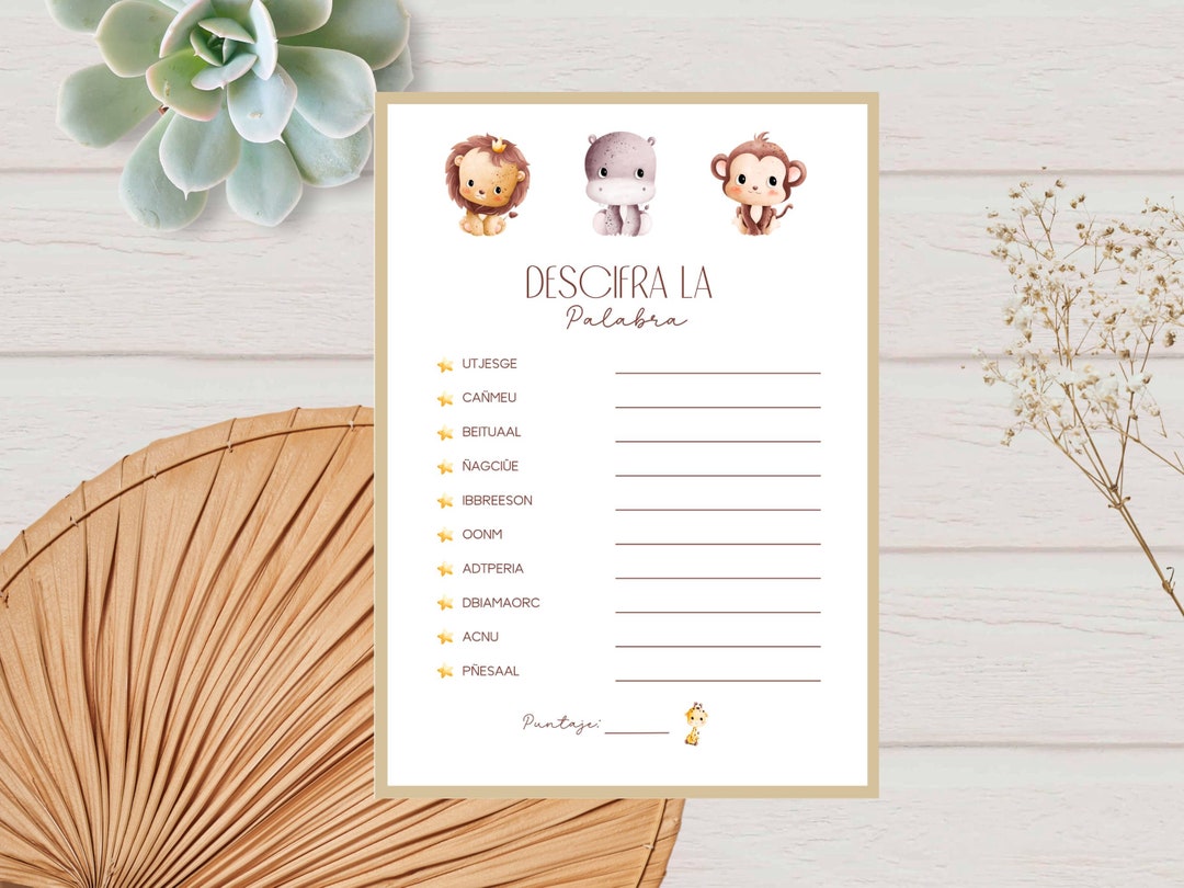 Unscramble Word, Word Scramble Anagram, Baby Shower Template, Cute