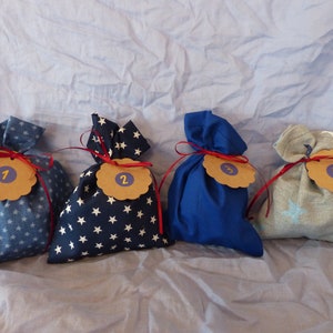 24 Advent calendar bags to fill