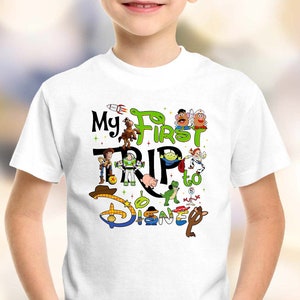 My First Trip To Disney Shirt, Disney Toy Story T-shirt , Disney Vacation Shirt, Disney Trip Shirt, Disney Family Matching Shirt