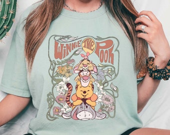 Comfort Colors® Pooh Shirt, The Pooh And Friends Shirt, Disney Pooh Bear Shirt, Retro Winnie the Pooh, Classic Pooh Shirt, Disneyland Shirt