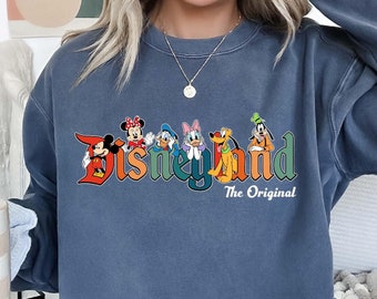 Comfort Colors Disneyland The Original Sweatshirt, MagicalLand Sweatshirt,Disneyland Hoodie,Mickey Minnie Sweater,Family Disneyland Vacation