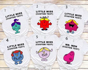 Custom Little Miss Shirt, Personalized Little Miss T-shirt