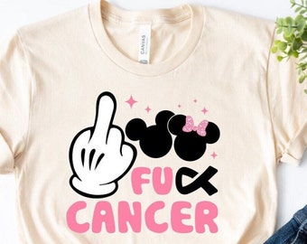 FU Cancer Shirt, Middle Finger, Awareness Tee