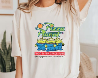 Vintage Pizza Planet Shirt, Toy Story Comfort Colors Tee, Alien Toy Story Shirt, Pizza Planet Friends Tee, Retro Disney Shirt