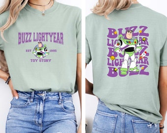 Comfort Colors Toy Story Buzz Est Shirt, Buzz Lightyear Shirt, Disney Family Shirt, Toy Story Shirt, Disneyland Shirts, Disney Pixar Shirt