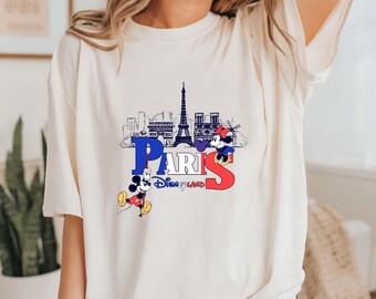 Disney Paris Shirt, Mickey Minnie Eiffel Tower Shirt, Disneyland Paris Vacation Sweatshirt, Family Matching Paris Shirt, Disney Trip Shirt