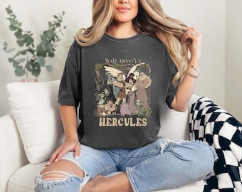 Retro 90's Disney Hercules Comfort Colors® Shirt, Hercules Shirt, Disney Hercules Megara Hades, Disney Family Shirt