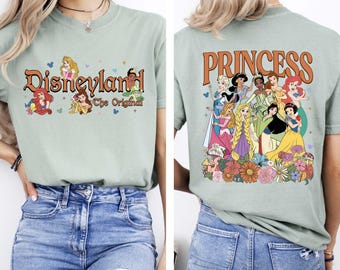 Disneyland Princess Shirt, Comfort Colors Disney Tee, Girls Trip Disney Shirt, Magic Kingdom T-shirt, Disney World Vacation Tee