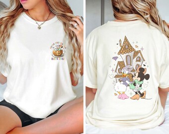 Daisy and Minnie Retro Shirt, Daisy and Minnie Halloween Sweatshirt, Halloween Disney Shirt, Disney Girl Shirt, Halloween Girl Tee
