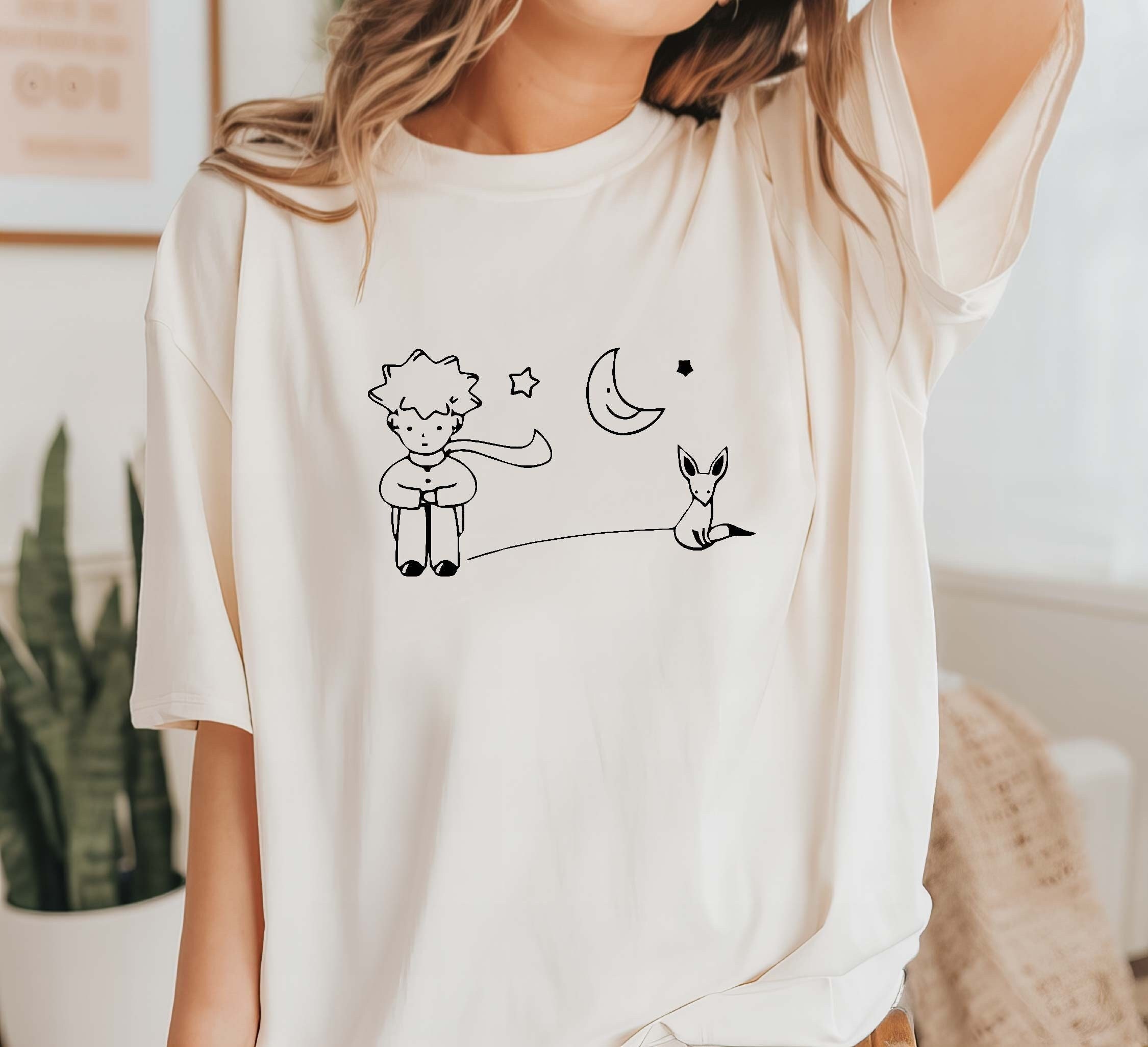 T-shirt Vintage Fiorucci 1993 Le Petit Prince Saint-Exupéry - Taille XS Homme - Neuf Avec étiquettes
