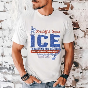Arendelle Ice Company Shirt, Frozen Men's Disneyland Tee, Frozen Arendelle Disneyland Trip Tees, Kristoff's Ice Company, Frozen Fans Shirts