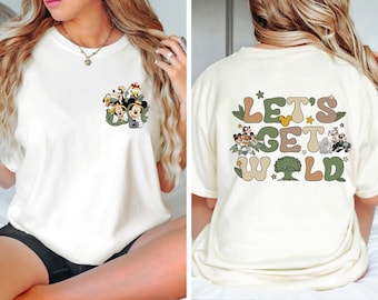 Comfort Colors® Disney Safari Shirt, Mickey and Friends Safari Shirt, Disney Family Safari Trip Shirt, Animal Kingdom Shirt, Safari Mode Tee