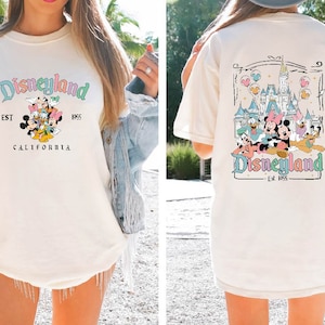 Comfort Colors® Disneyland California T Shirt, Disneyland Est. 1955 Shirt, Disneyworld Shirt, Disney Shirt, Mickey And Friends Shirt