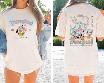 Comfort Colors® Disneyland California T Shirt, Disneyland Est. 1955 Shirt, Disneyworld Shirt, Disney Shirt, Mickey And Friends Shirt