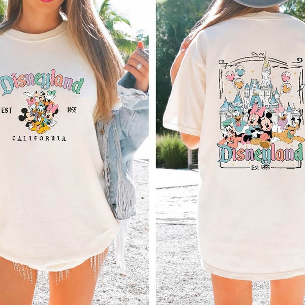 Comfort Colors® Disneyland California T Shirt, Disneyland Est. 1955 Shirt, Disneyworld Shirt, Disney Shirt, Mickey And Friends Shirt