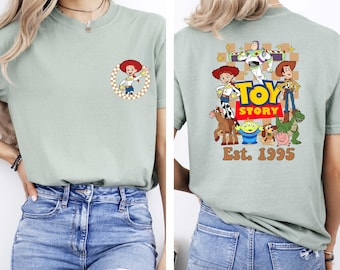 Jessie Est 1995 Toy Story Checkered T-shirt, Pixar Toy Story Shirt, Disney Jessie Shirt, Jessie Shirt, Disney Toy Story T-Shirt