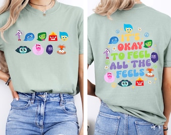 Inside Out Feelings Shirt, It’s Okay to Feel Tee, Mental Health Awareness Shirt, BCBA Speech Therapy Shirt, Inclusion Para Educator Tee