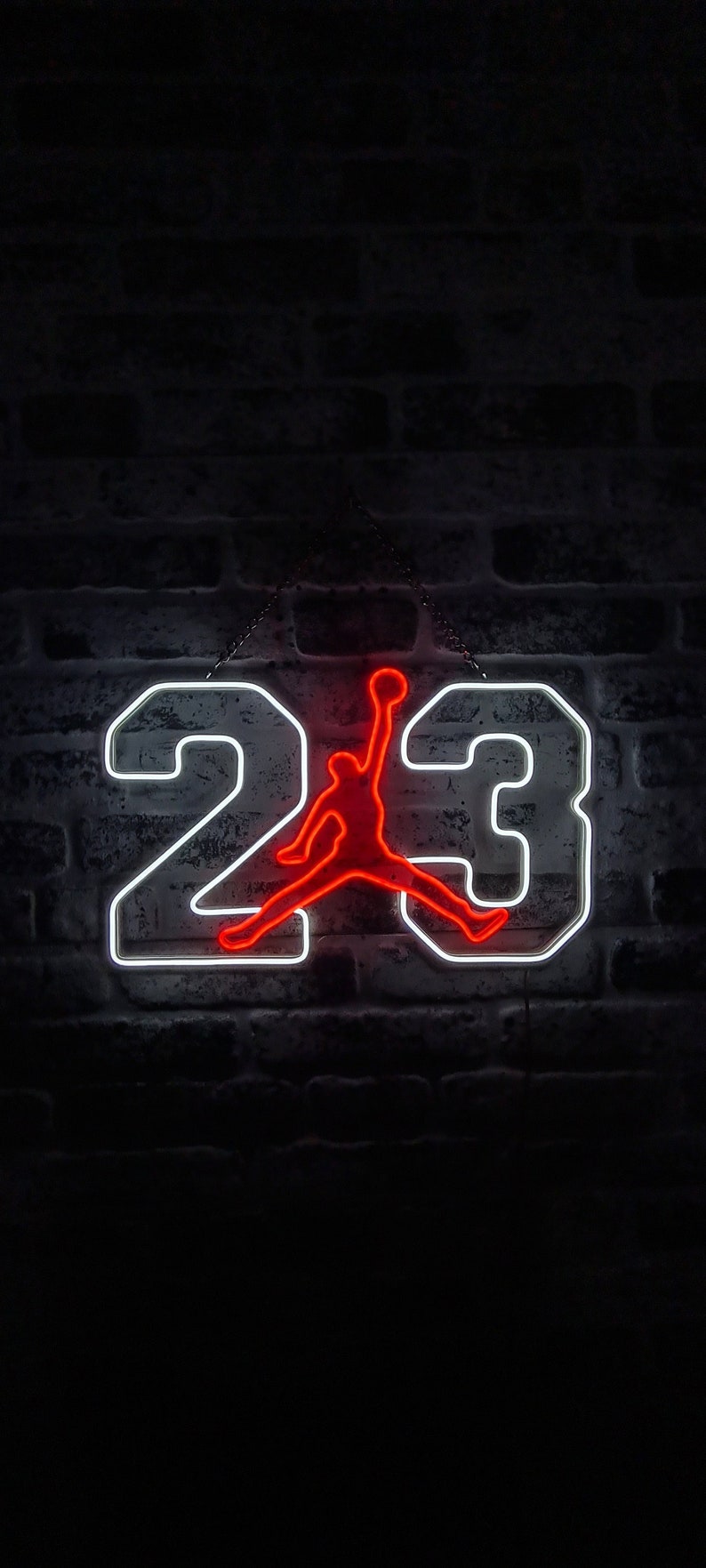 Jordan Neon Sign, Michael Jordan Lighted Wall Decor, Gifts for Him