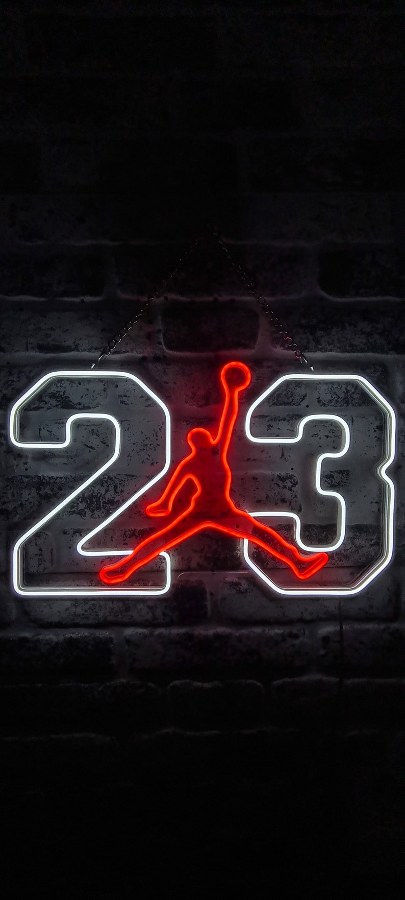 Jordan Neon Sign, Michael Jordan Lighted Wall Decor, Gifts for Him