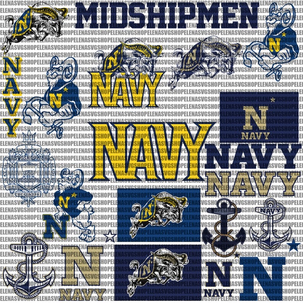 Navy University SVG, Midshipmen SVG, Game Day, Basketball, Mom, College, Football, Instant Download.