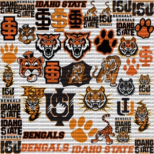 Idaho State University SVG, Bengals SVG, Game Day, College, Athletics, Football, ISU, Basketball, Mom, Instant Download.